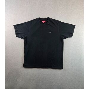 Supreme Small Box Logo T Shirt Mens Sz. XL Black Tee Streetwear Made In Portugal